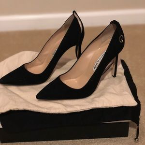 Holiday Ready! Black Suede Pumps